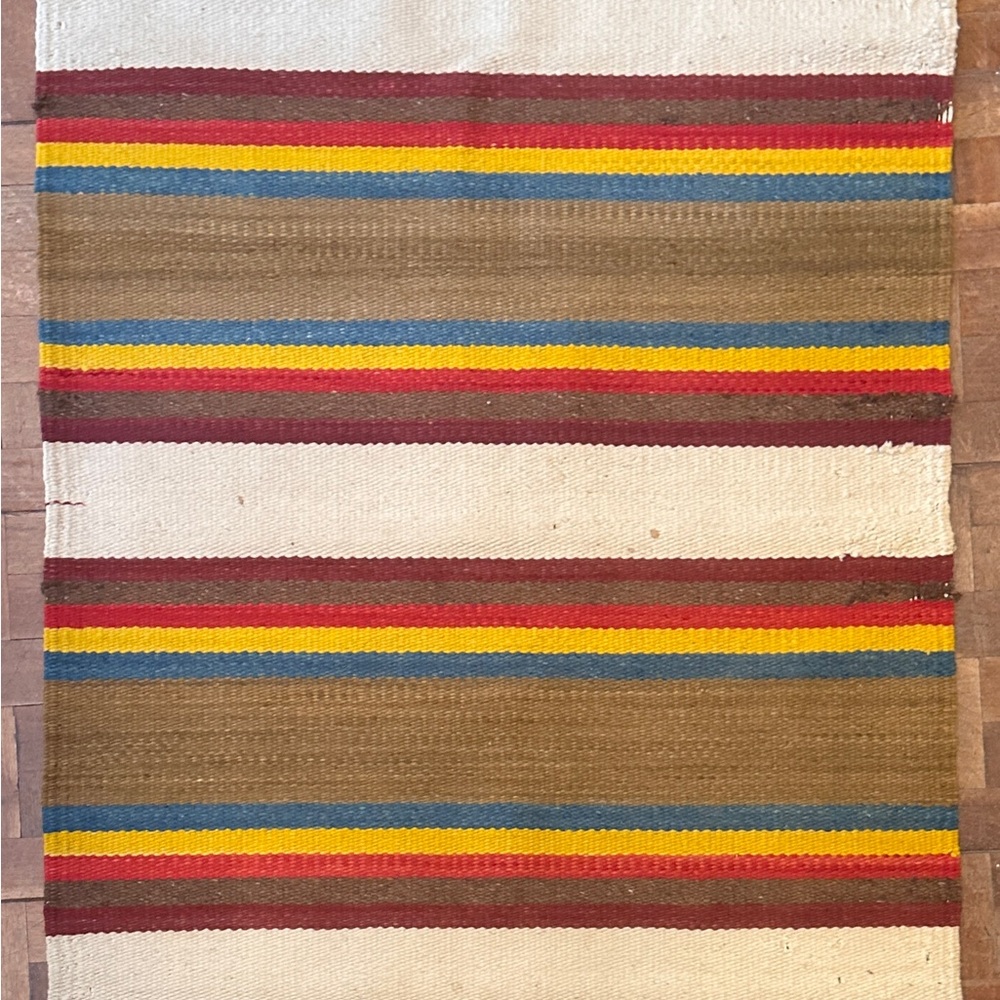 Native American weaving, Western Reservation / trading post banded style.